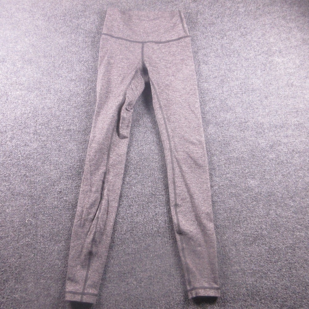 Lululemon Leggings Womens 2 Gray High Rise‎ Ankle Yoga Athletic Workout Pants